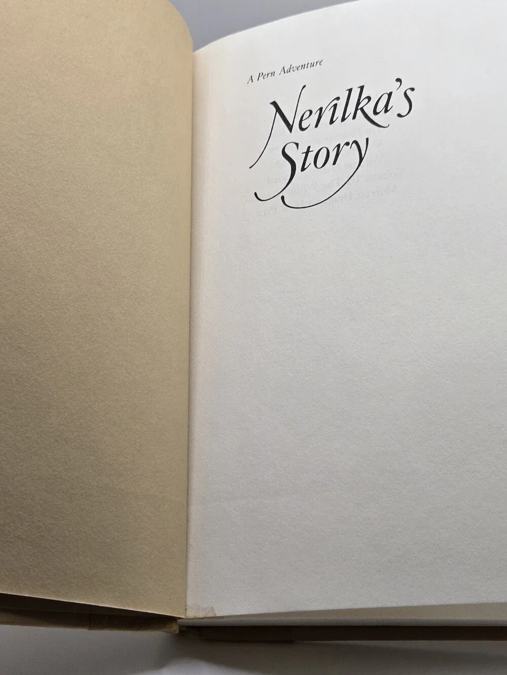 Nerilka's Story Anne McCaffrey 1986 1st Ed Del Rey Pern Moreta's Ride 2 HC DJ